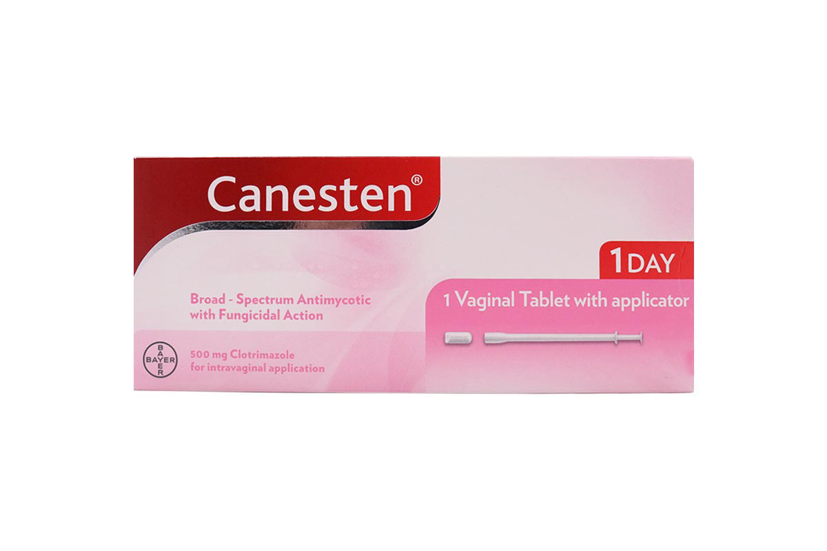 CANESTEN 0.5MG 1 VAGINAL TABLET WITH APPLICATOR - Milano Pharmacy