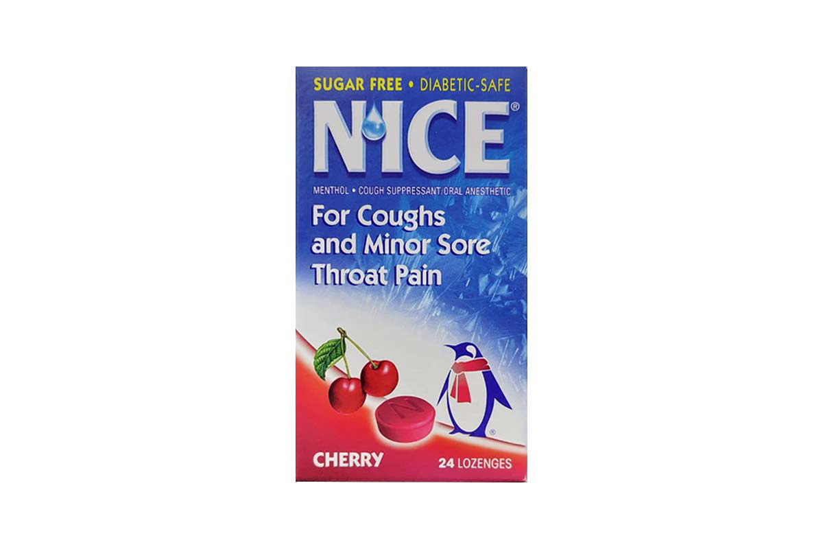 NICE CHERRY 24 LOZENGES - Milano Pharmacy