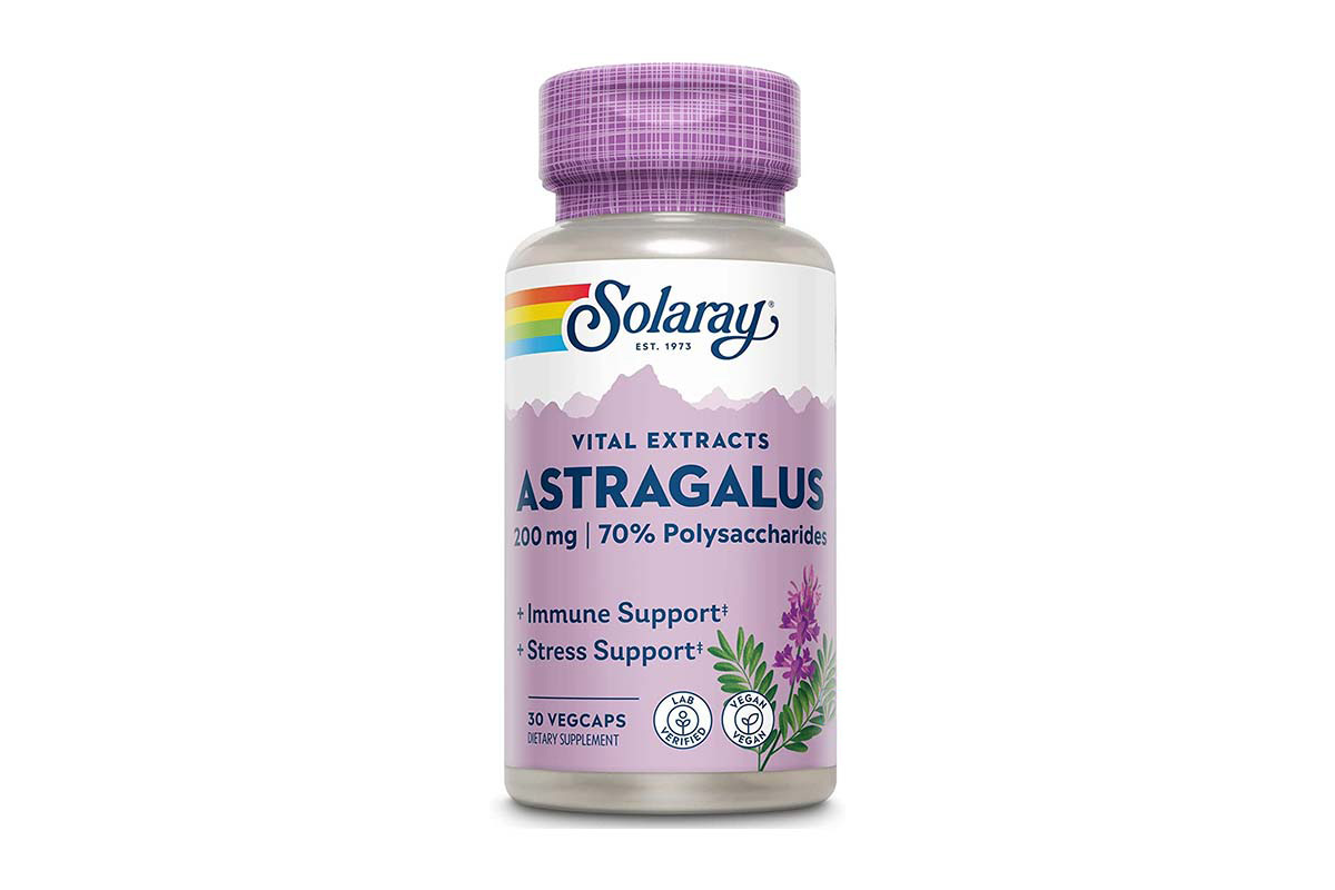 SOLARAY ASTRAGALUS ROOT EXTRACT 200 MG 30 VEGCAPS - Milano Pharmacy