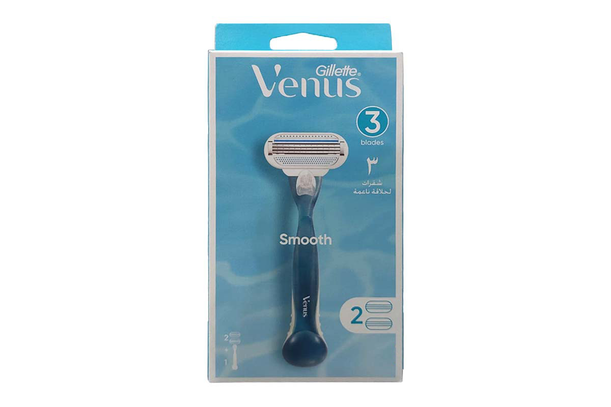 GILLETTE VENUS SMOOTH RAZOR 3 PCS - Milano Pharmacy