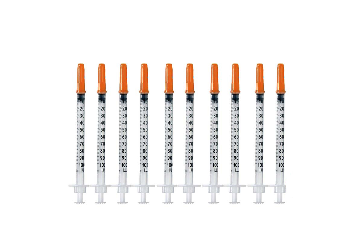 PIC SYRINGE RS INSULIN 1 ML 31GM 8MM 10 PCS - Milano Pharmacy