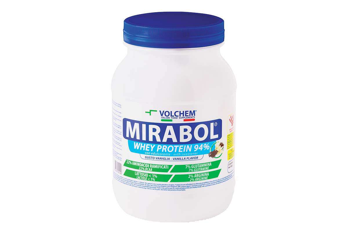 VOLCHEM MIRABOL WHEY PROTEIN 94% VANILLA 750G - Milano Pharmacy