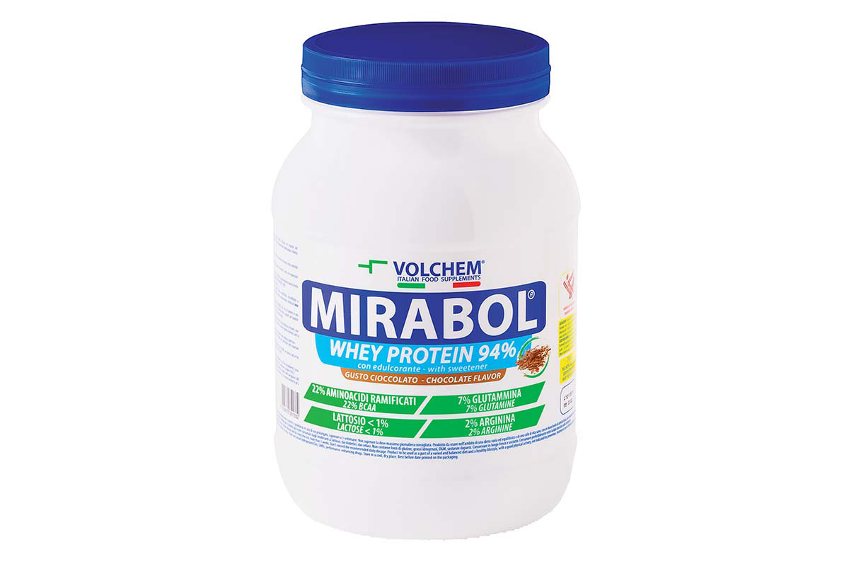 VOLCHEM MIRABOL WHEY PROTEIN 94% CHOCOLATE 750G - Milano Pharmacy