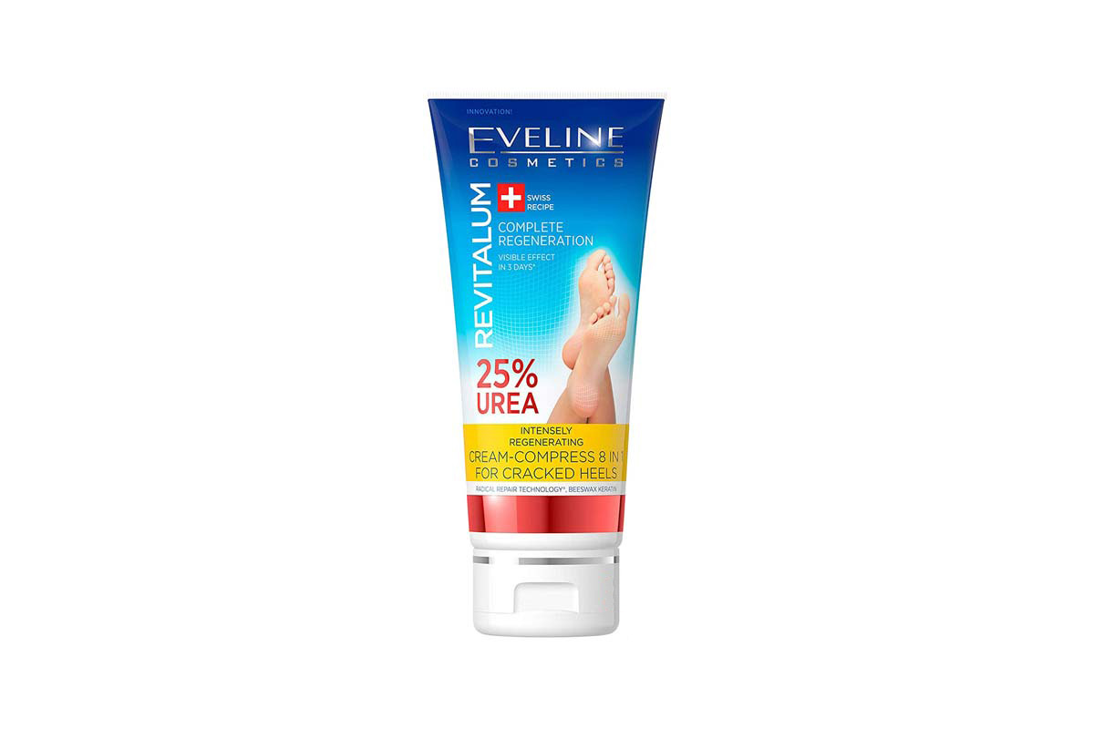 EVELINE REVITALUM 25% UREA 8IN1 CRACKED HEELS CREAM 75ML - Milano Pharmacy