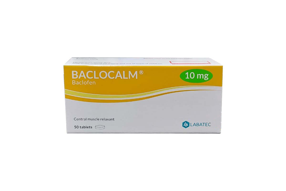 BACLOCALM 10 MG 50 TABLETS - Milano Pharmacy