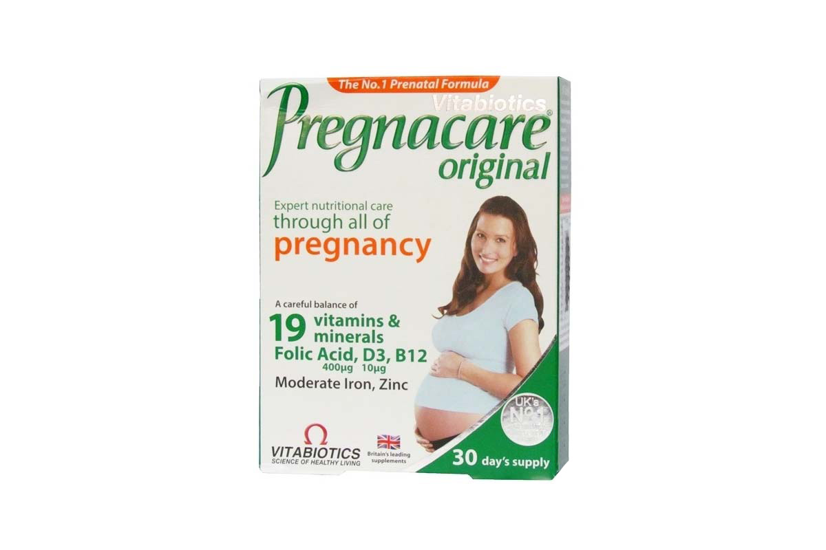 VITABIOTICS PREGNACARE ORIGINAL PREGNANCY 30 CAPSULES - Milano Pharmacy