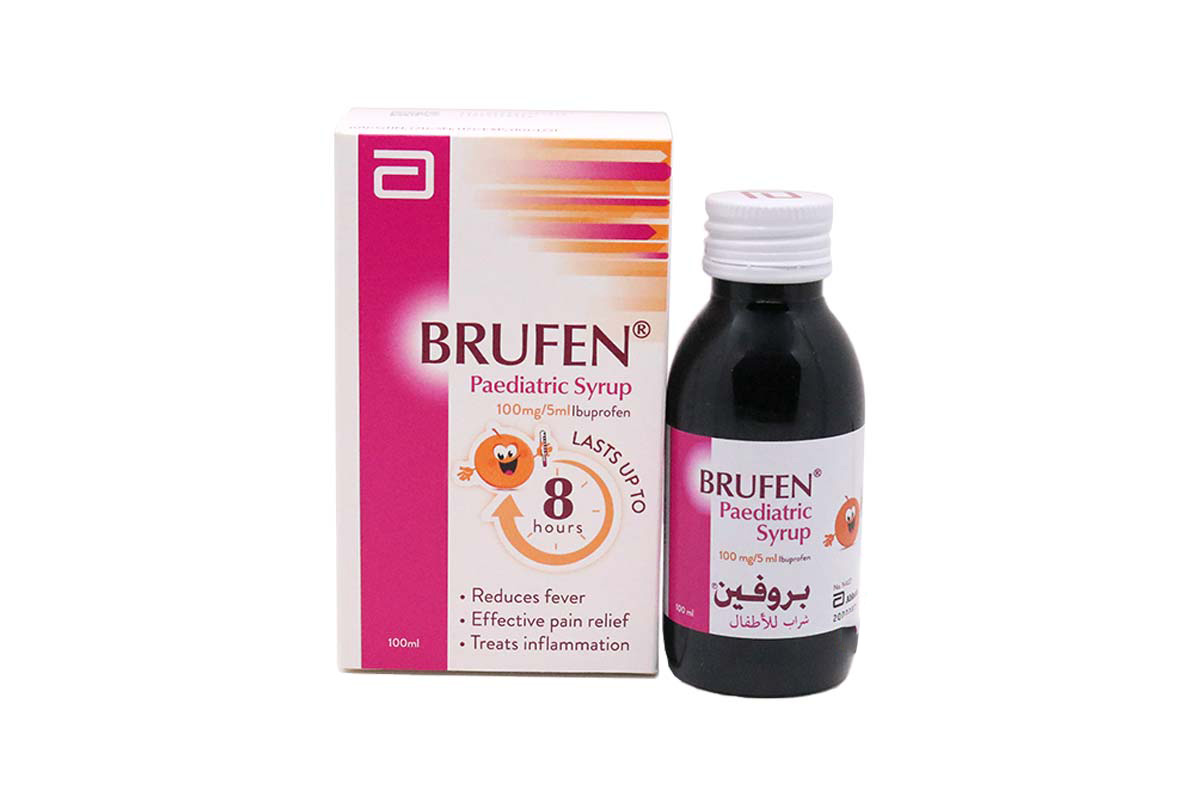 BRUFEN PAEDIATRIC SYRUP 100MG 5 ML 100ML - Milano Pharmacy