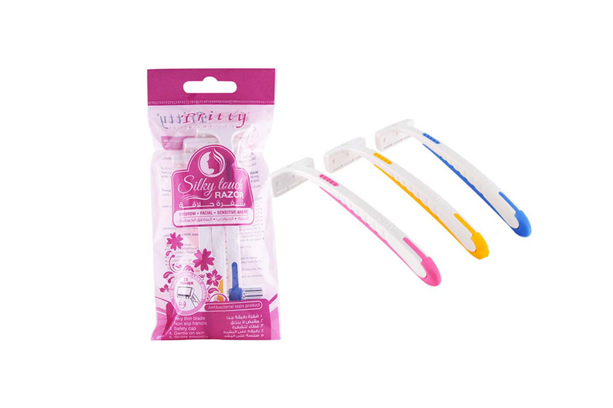 PRITTY SILKY TOUCH RAZOR 3 PCS - Milano Pharmacy