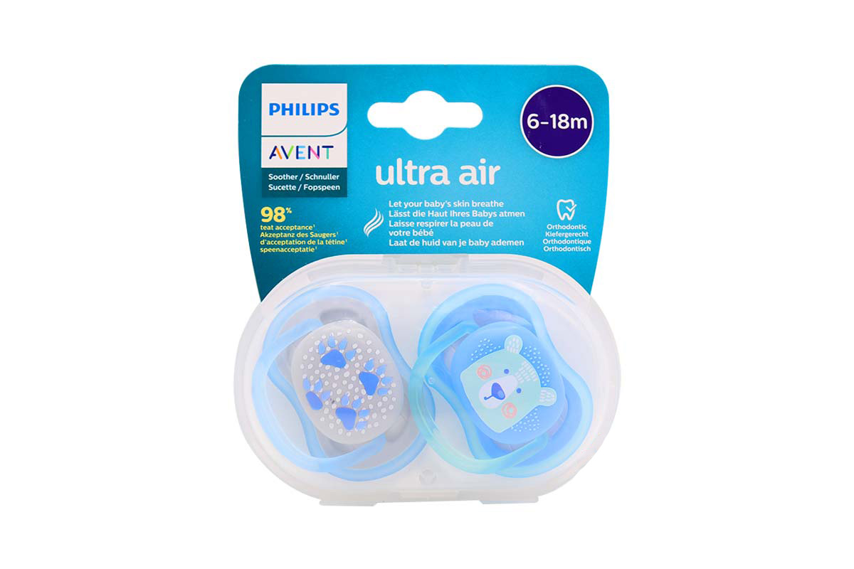 PHILIPS AVENT ULTRA  AIR FREE FLOW SOOTHER 6 TO 18 MONTH - Milano Pharmacy