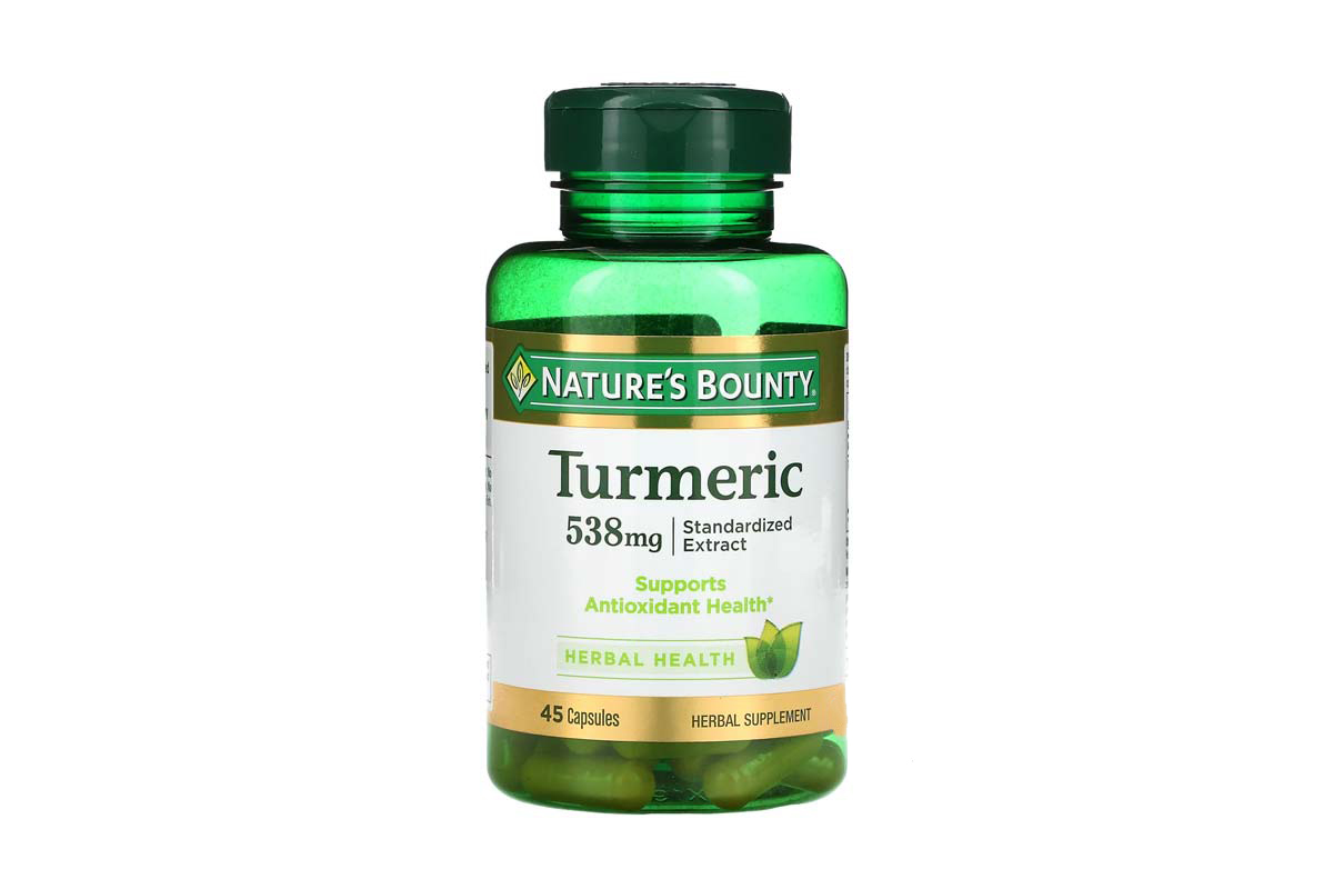 NATURES BOUNTY TURMERIC 538MG 45 CAPSULES - Milano Pharmacy