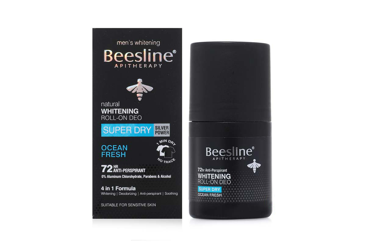 BEESLINE WHITENING DEO ROLL SUPER DRY OCEAN FRESH 72H 50ML - Milano Pharmacy