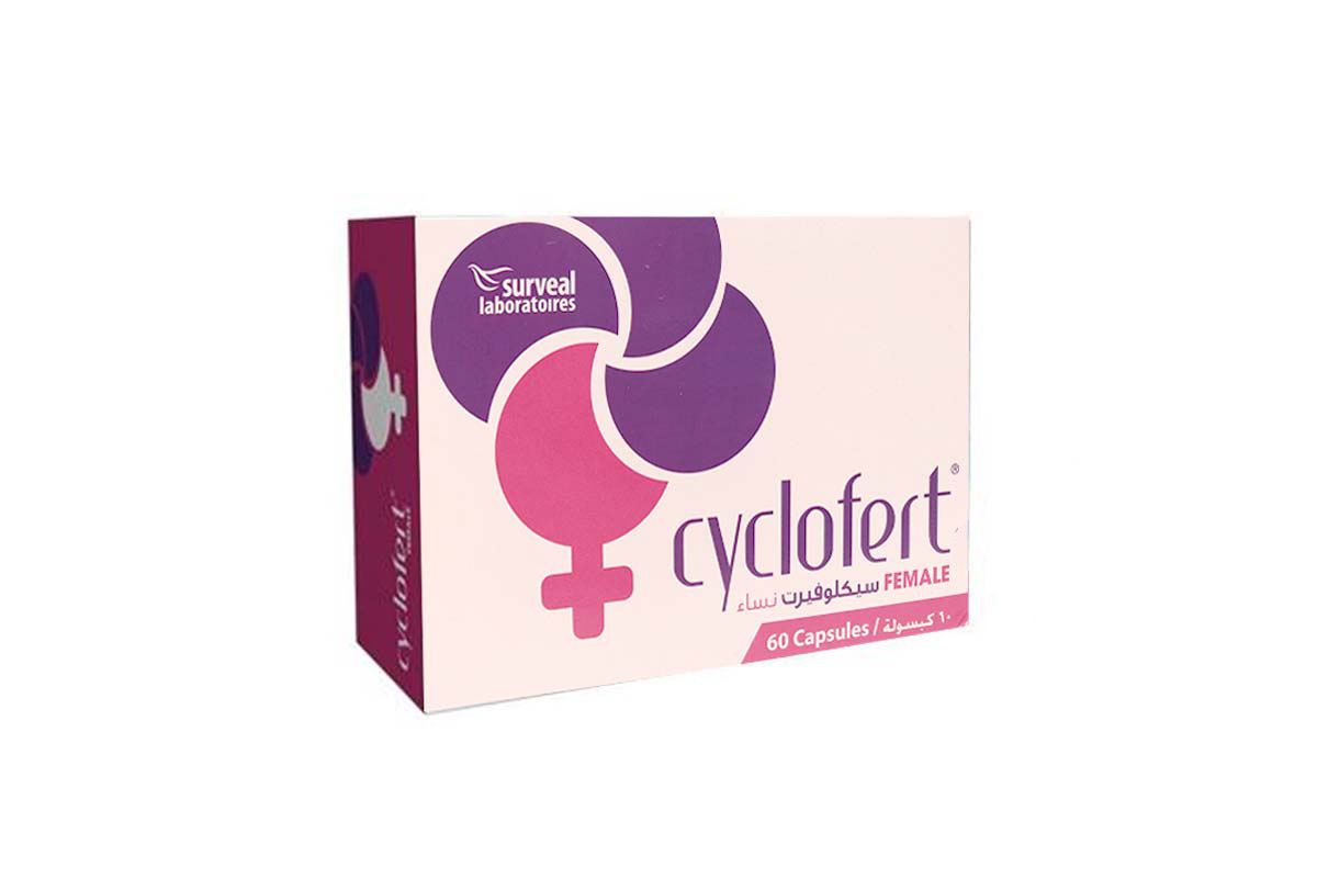 CYCLOFERT FEMALE 60 CAPSULES - Milano Pharmacy