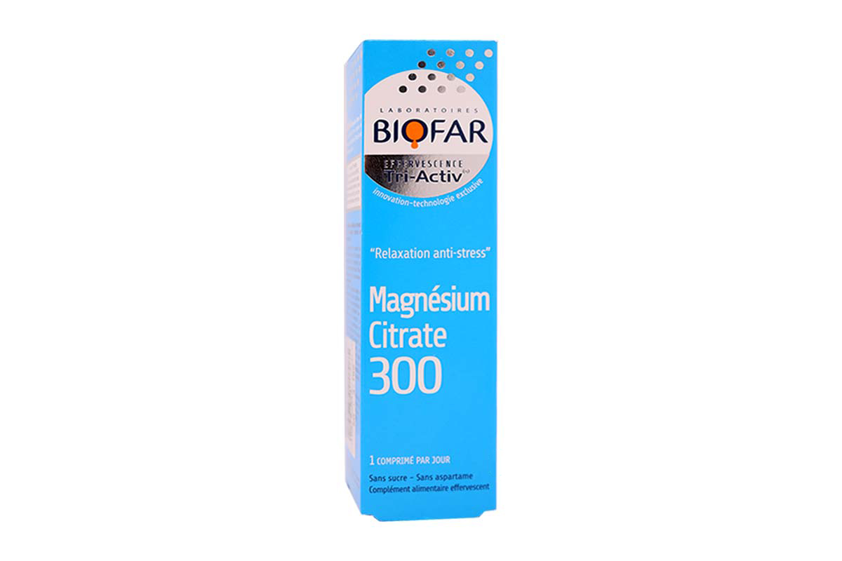 BIOFAR MAGNESIUM COMPLEX CITRATE 300 EFFERVESCENT 15 TABLETS - Milano Pharmacy