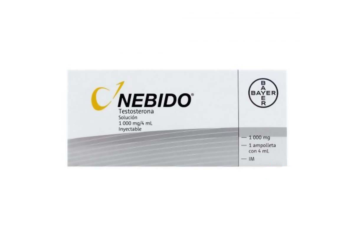 NEBIDO 1000MG 4ML SOLUTION FOR INJECTION 1 VIAL - Milano Pharmacy