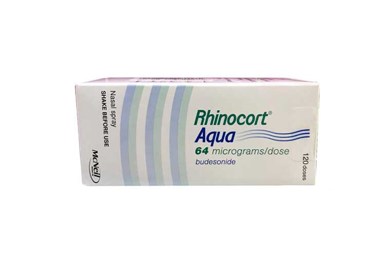 RHINOCORT AQUA 64MCG NASAL SPRAY 120 DOSES - Milano Pharmacy