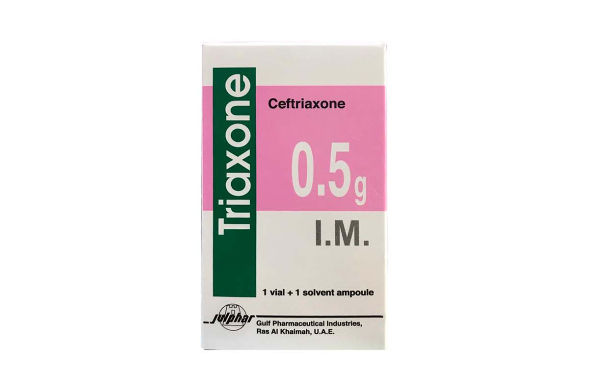 TRIAXONE 0.5GM I M INJECTION 1 VIAL - Milano Pharmacy