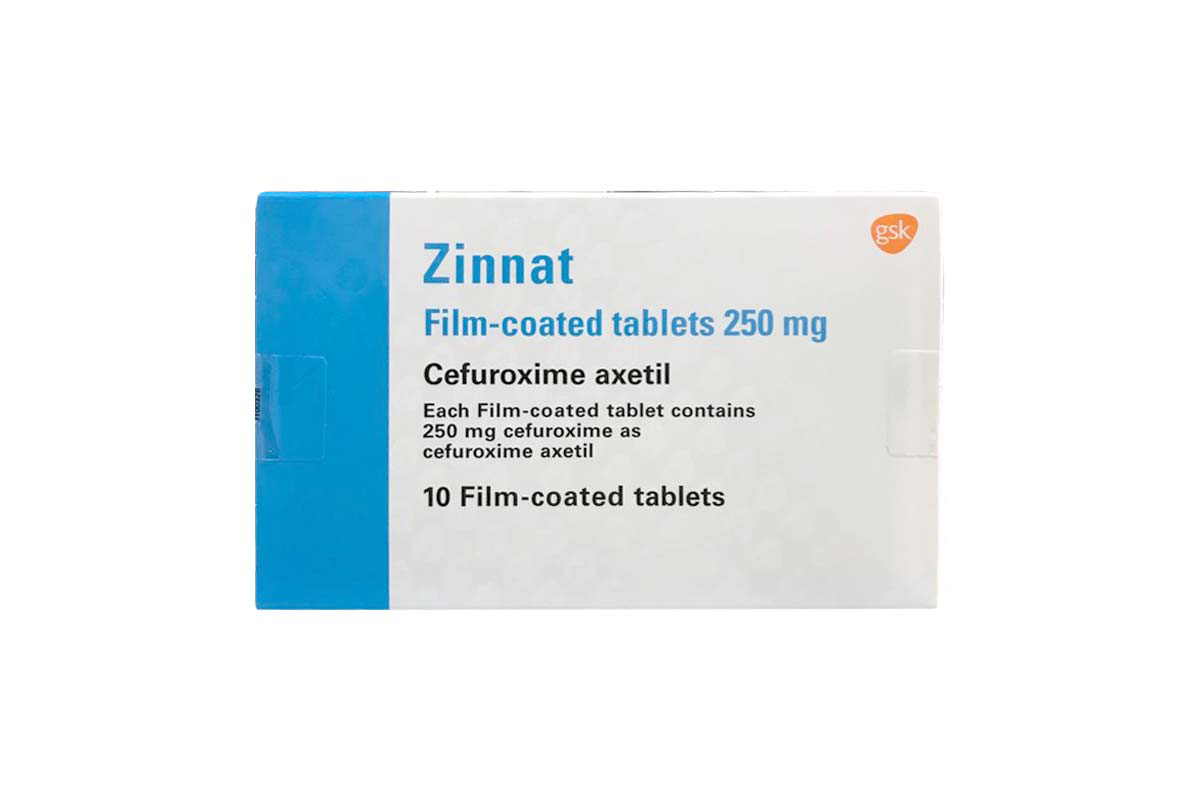 ZINNAT 250 MG 10 TABLETS - Milano Pharmacy
