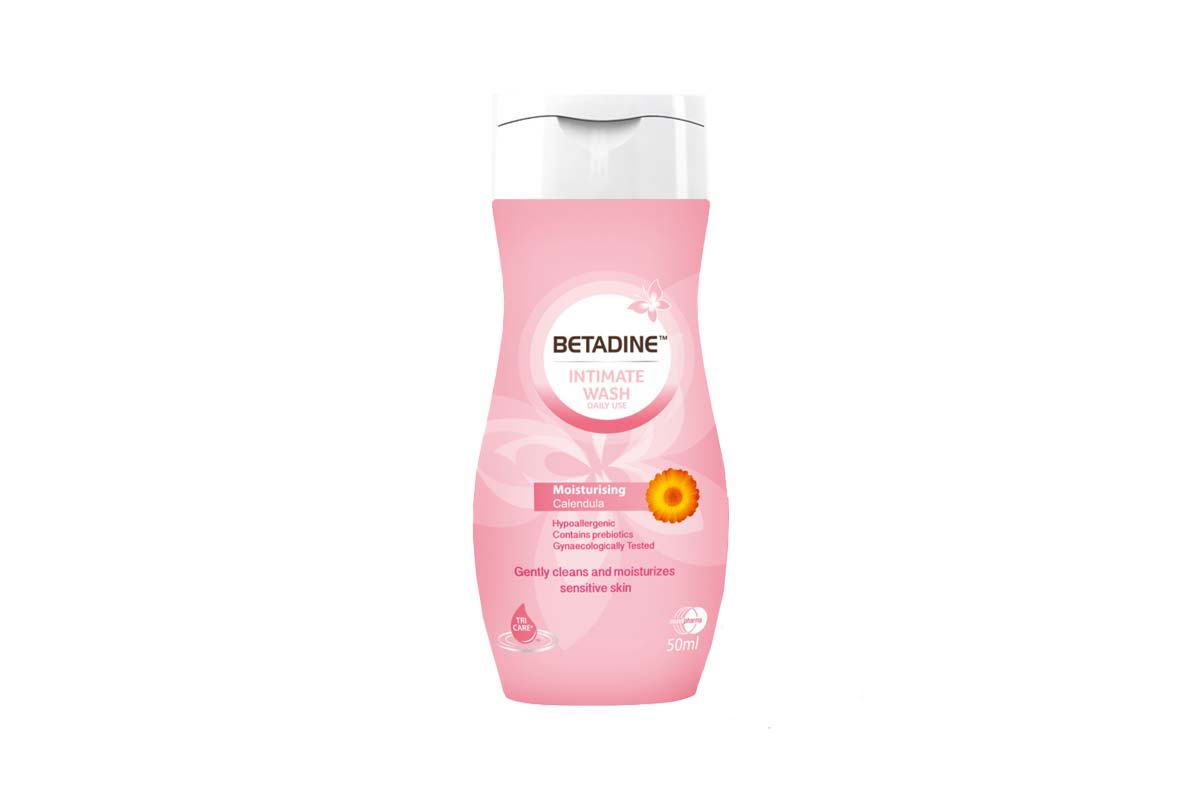BETADINE INTIMATE WASH MOISTURISING CALENDULA 50ML - Milano Pharmacy