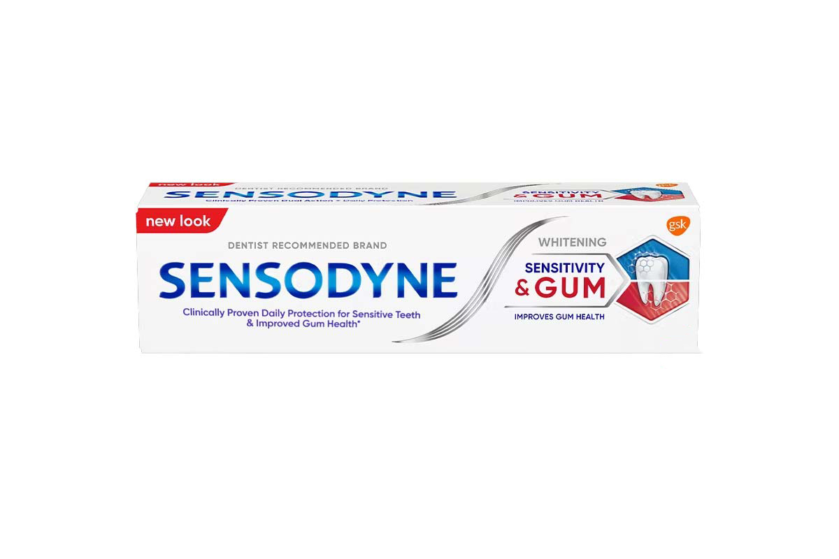 SENSODYNE SENSITIVE AND GUM WHITENING TOOTHPASTE 75ML - Milano Pharmacy