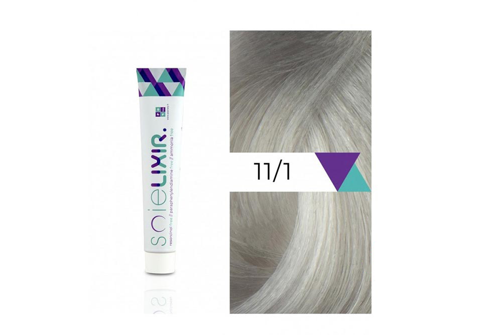 SOIELIXIR AMMONIA FREE HAIR COLOR 11/1 PLATINUM BLONDE PEARL 100ML - Milano Pharmacy