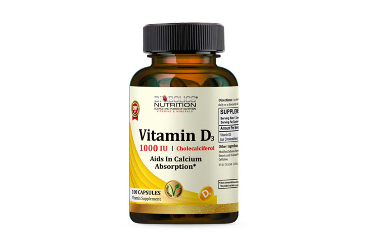 BIOBOLICS VITAMIN D3 1000IU 100 CAPSULES - Milano Pharmacy