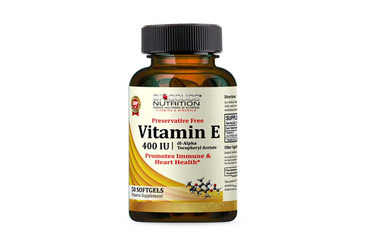 BIOBOLICS VITAMIN E 400IU DL ALPHA SYNTHETIC 50 SOFTGELS - Milano Pharmacy