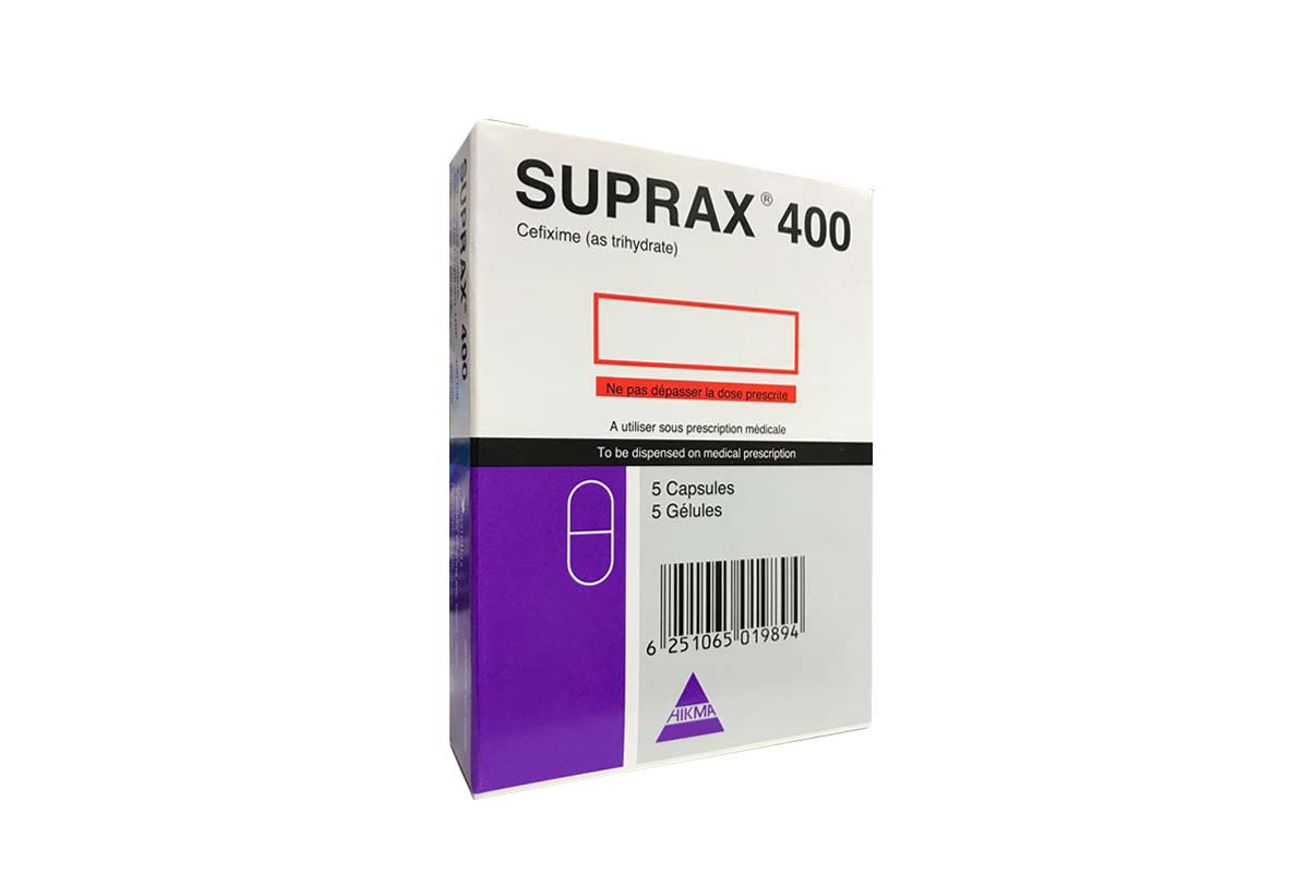 SUPRAX 400 MG 5 CAP - Milano Pharmacy