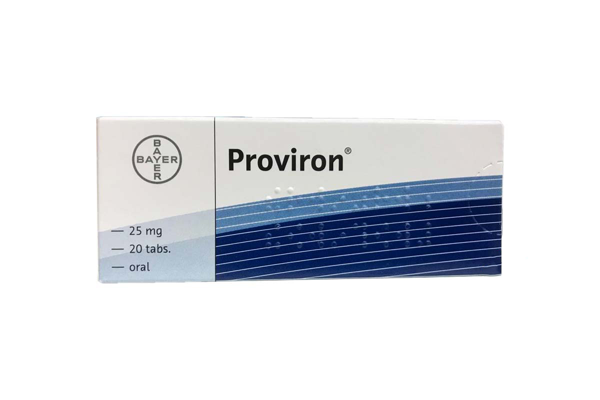 PROVIRON TABLETS 25MG 20 TAB - Milano Pharmacy
