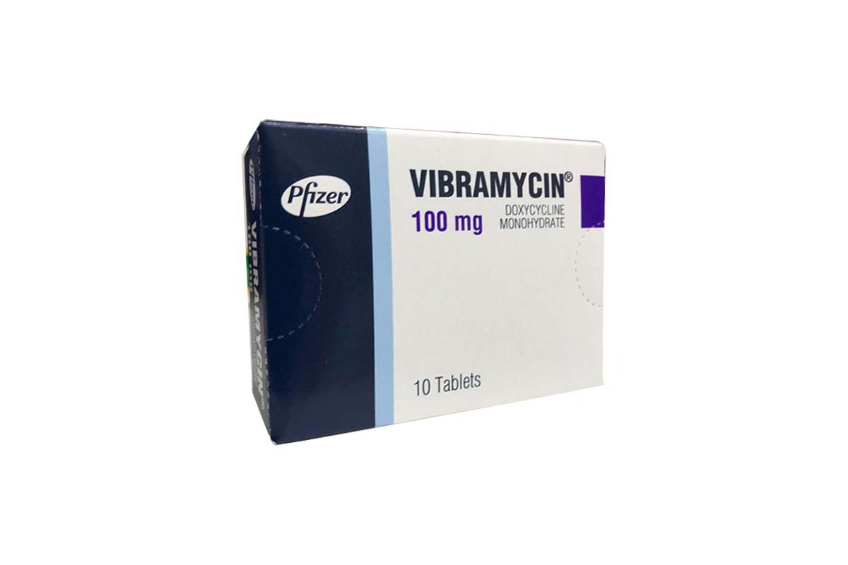 VIBRAMYCIN CAPSULES 100MG 10 TABS - Milano Pharmacy
