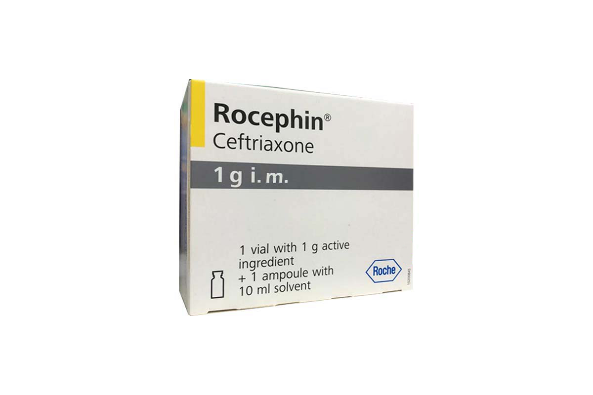 ROCEPHIN VIAL 1GM I.M - Milano Pharmacy