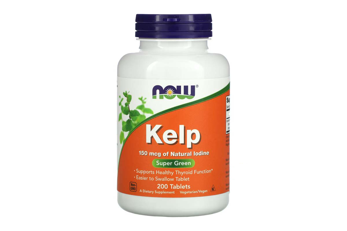 NOW KELP 150MCG 200 TABLETS - Milano Pharmacy