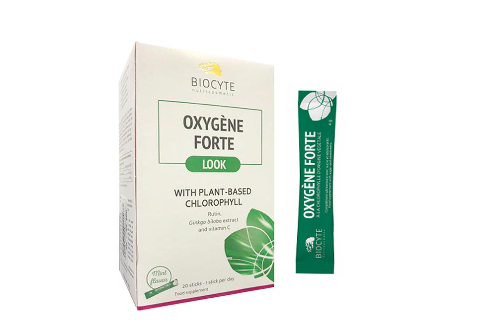 BIOCYTE OXYGENE FORTE LOOK CHLOROPHYLL 20 STICKS - Milano Pharmacy