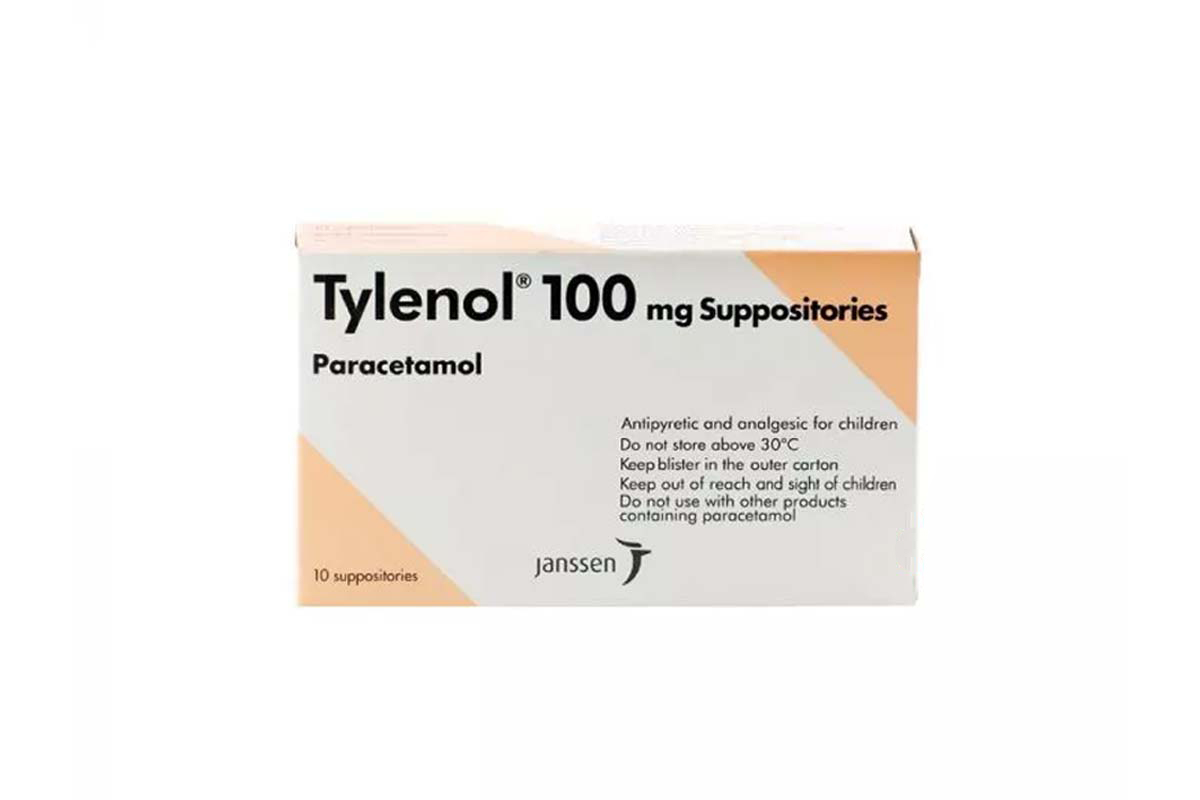 TYLENOL 100MG 10 SUPPOSITORIES - Milano Pharmacy