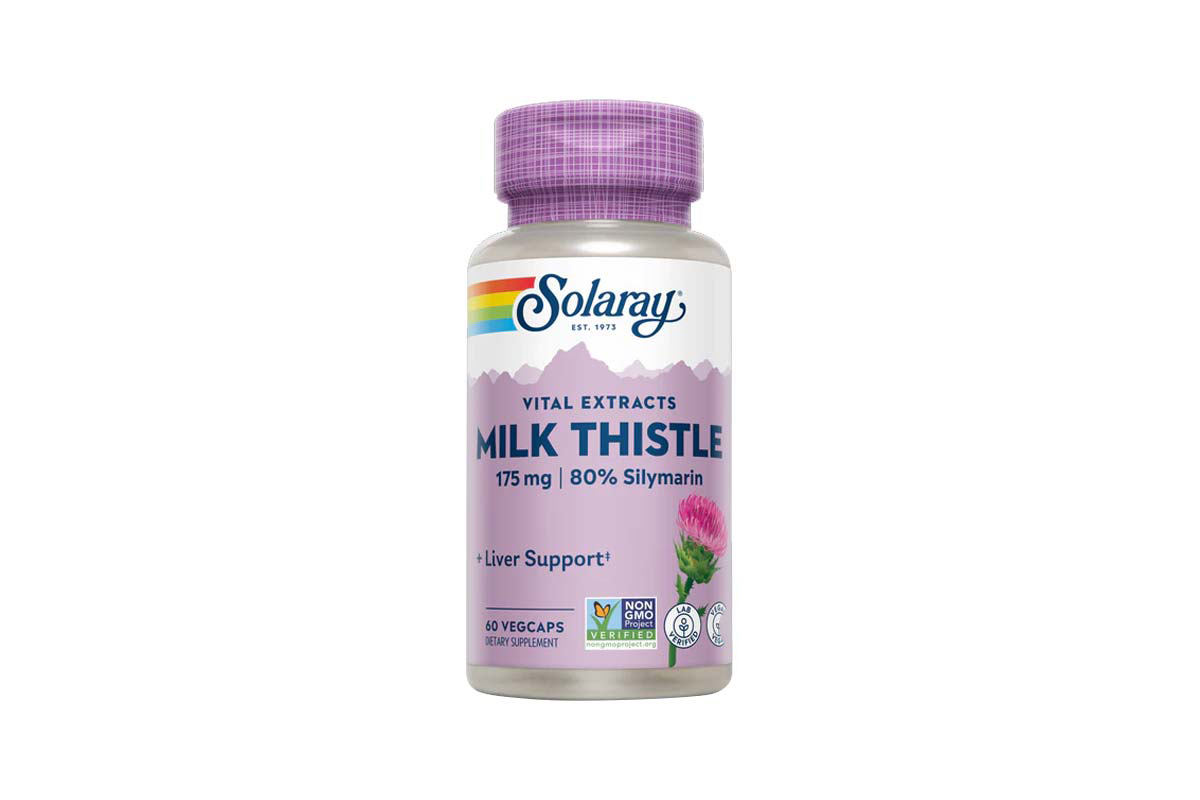 SOLARAY MILK THISTLE 175 MG 60 VEGCAPS - Milano Pharmacy