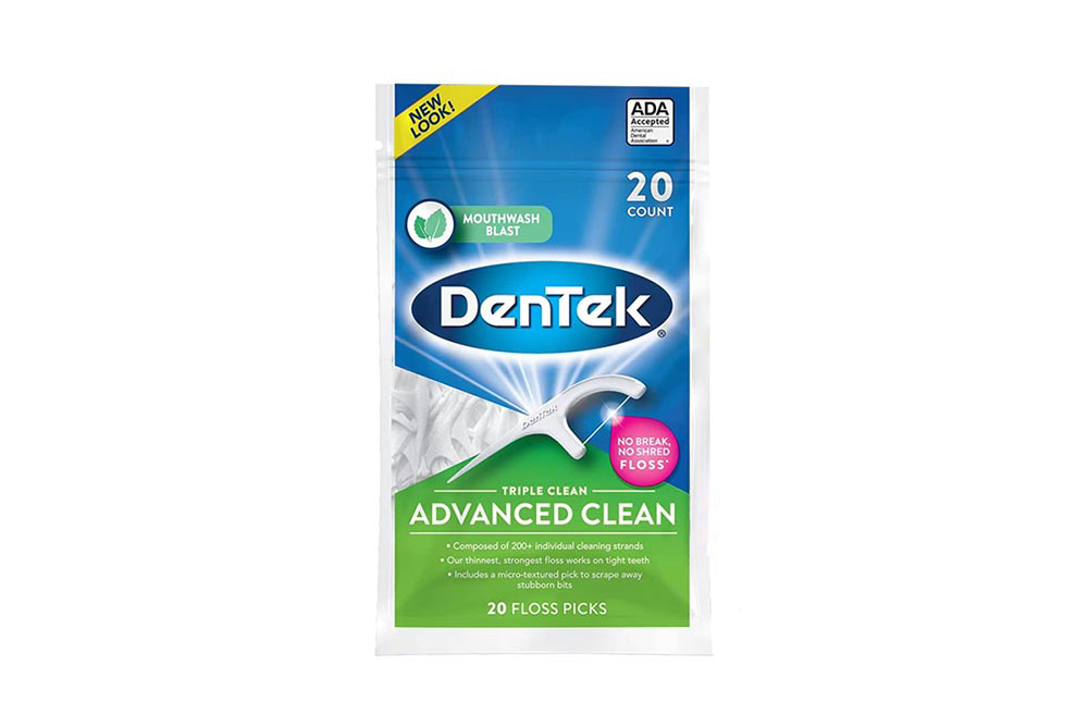 DENTEK TRIPLE ADVANCED CLEAN 20 FLOSS PICKS - Milano Pharmacy