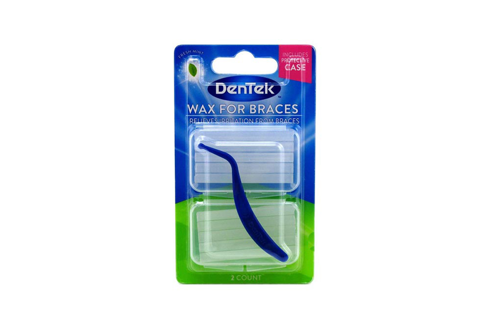 DENTEK WAX FOR BRACES 2 COUNT - Milano Pharmacy