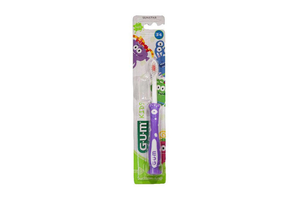 GUM KIDS TOOTHBRUSH 3 TO 6 YEARS COLOR LAVENDER 901 - Milano Pharmacy