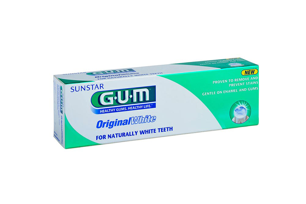 GUM ORIGINAL WHITE TOOTHPASTE 75ML - Milano Pharmacy