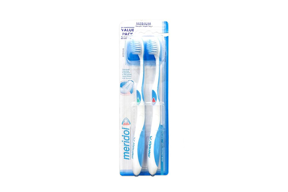 BOX BUY1GET1 MERIDOL MEDIUM TOOTHBRUSH VALUE PACK - Milano Pharmacy