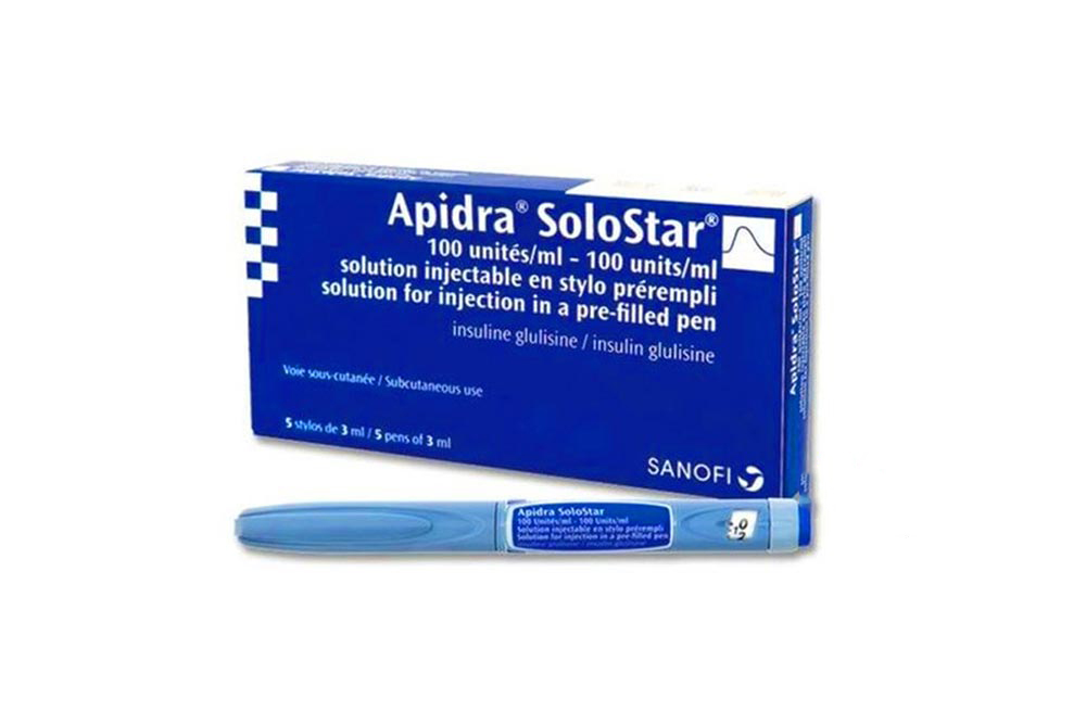 APIDRA SOLOSTAR 100 IU ML SOLUTION FOR INJECTION 3ML 5 PEN - Milano Pharmacy