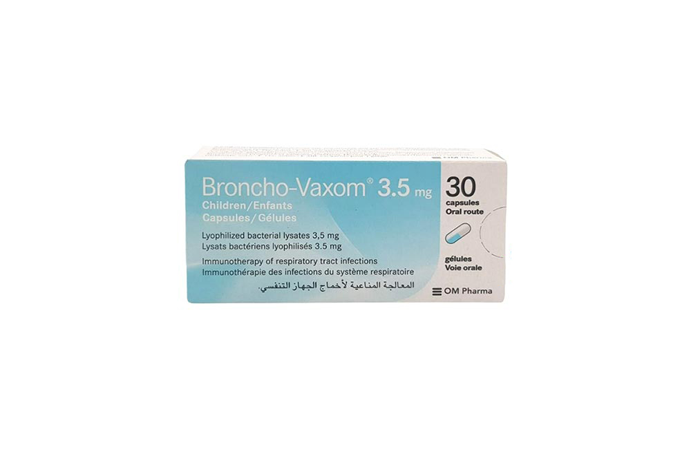 BRONCHO VAXOM 3.5MG CHILDREN 30 CAPSULES - Milano Pharmacy