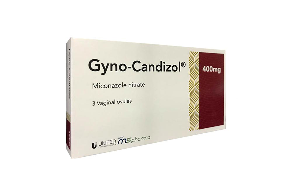 GYNO CANDIZOL 400 MG 3 VAGINAL OVULES - Milano Pharmacy