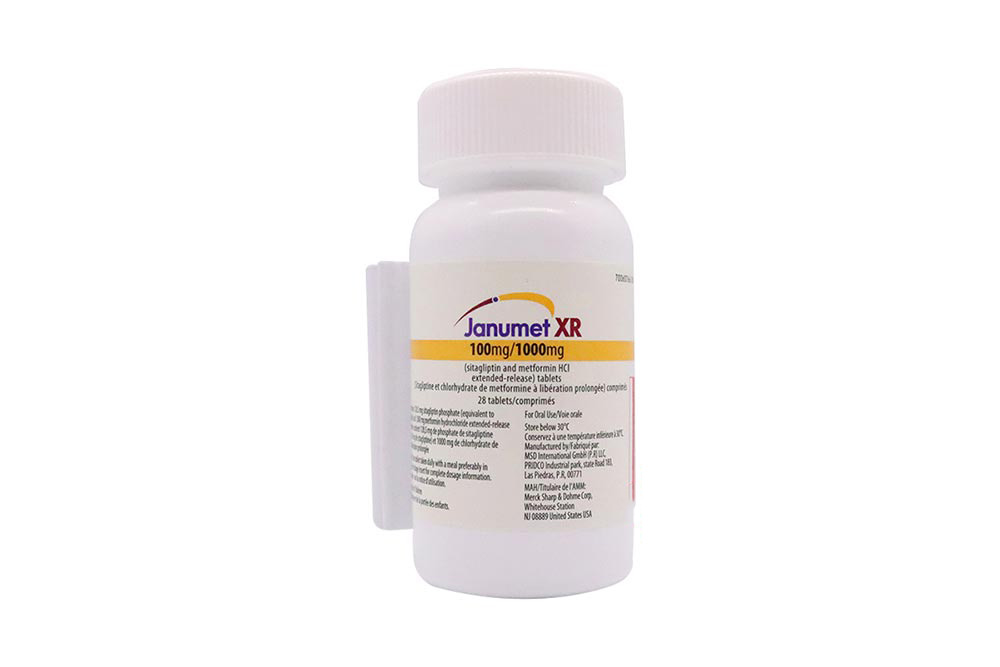 JANUMET XR 100MG 1000MG 28 TABLETS - Milano Pharmacy