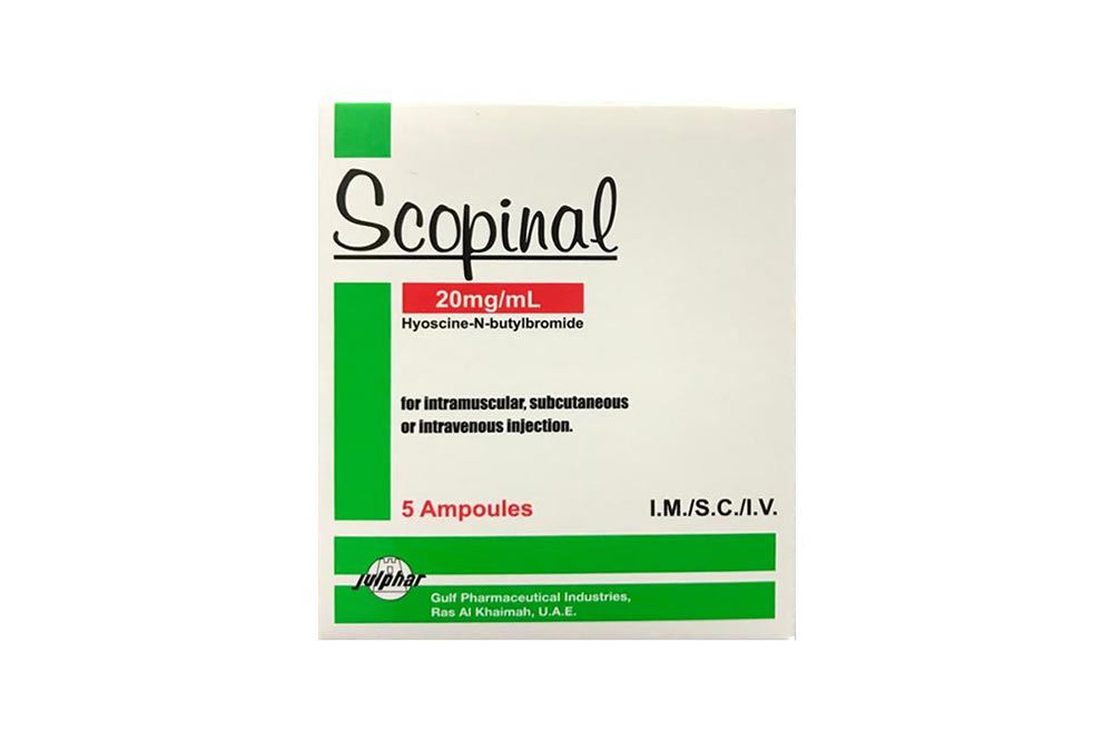 SCOPINAL 20MG ML INJECTION 5 AMPULES - Milano Pharmacy