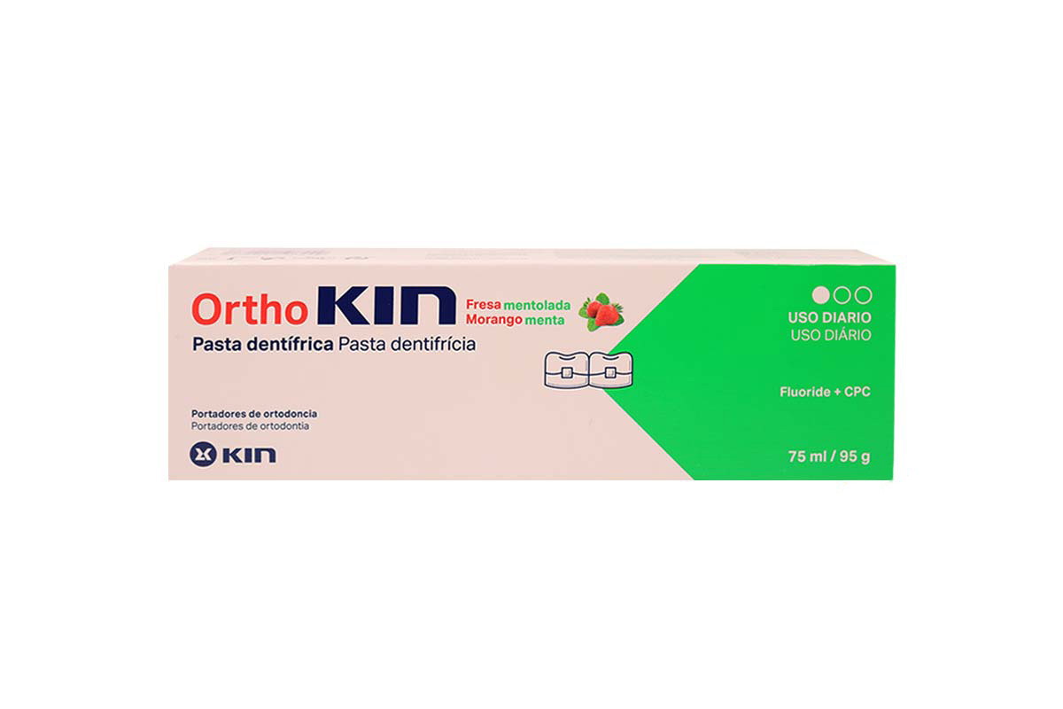 KIN ORTHO STRAWBERRY MINT TOOTHPASTE 75ML - Milano Pharmacy