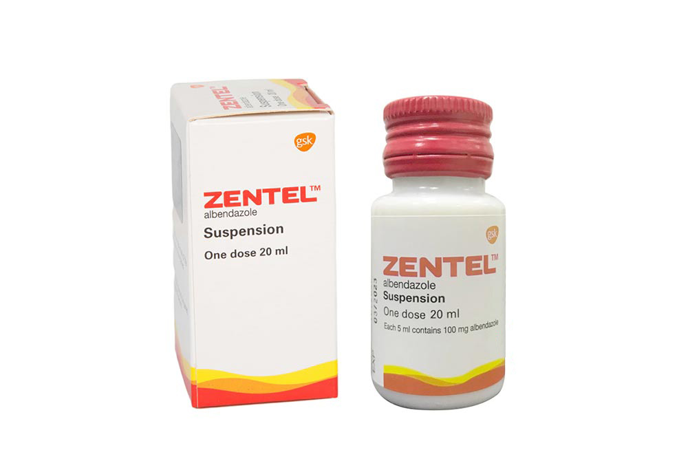 ZENTEL SUSPENSION 20 ML - Milano Pharmacy