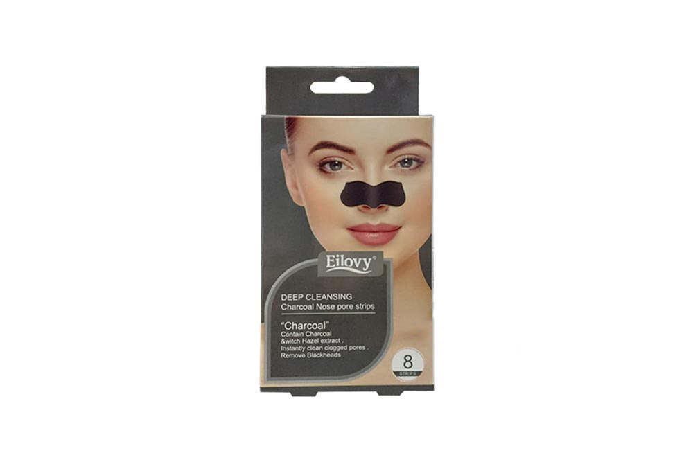 EILOVY DEEP CLEANSING CHARCOAL NOSE PORE 8 STRIPS - Milano Pharmacy