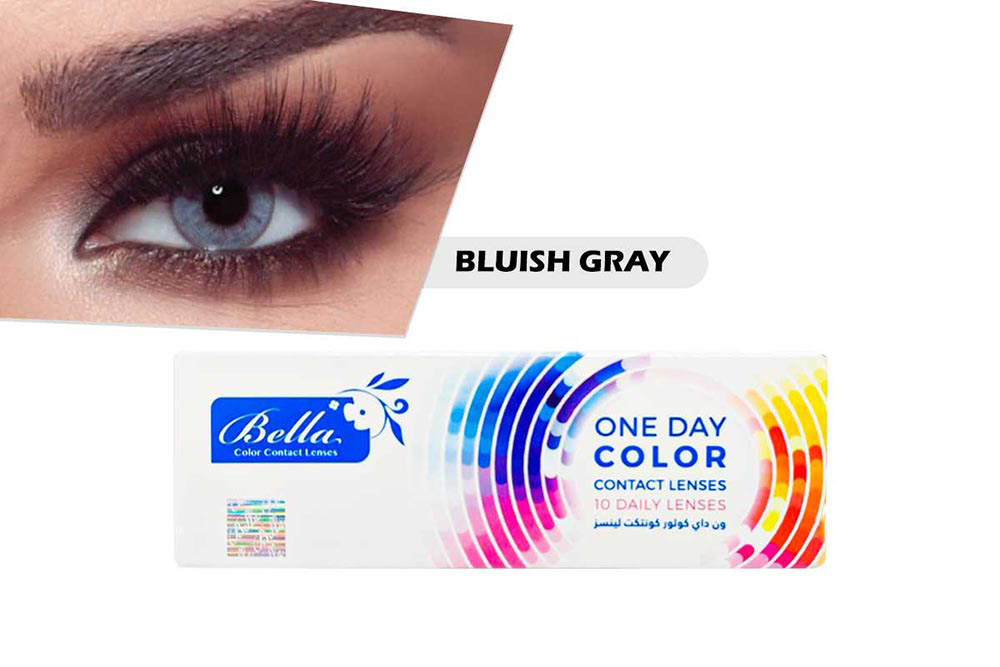 BELLA ONE DAY COLOR CONTACT LENSES BLUISH GRAY 10 PCS - Milano Pharmacy