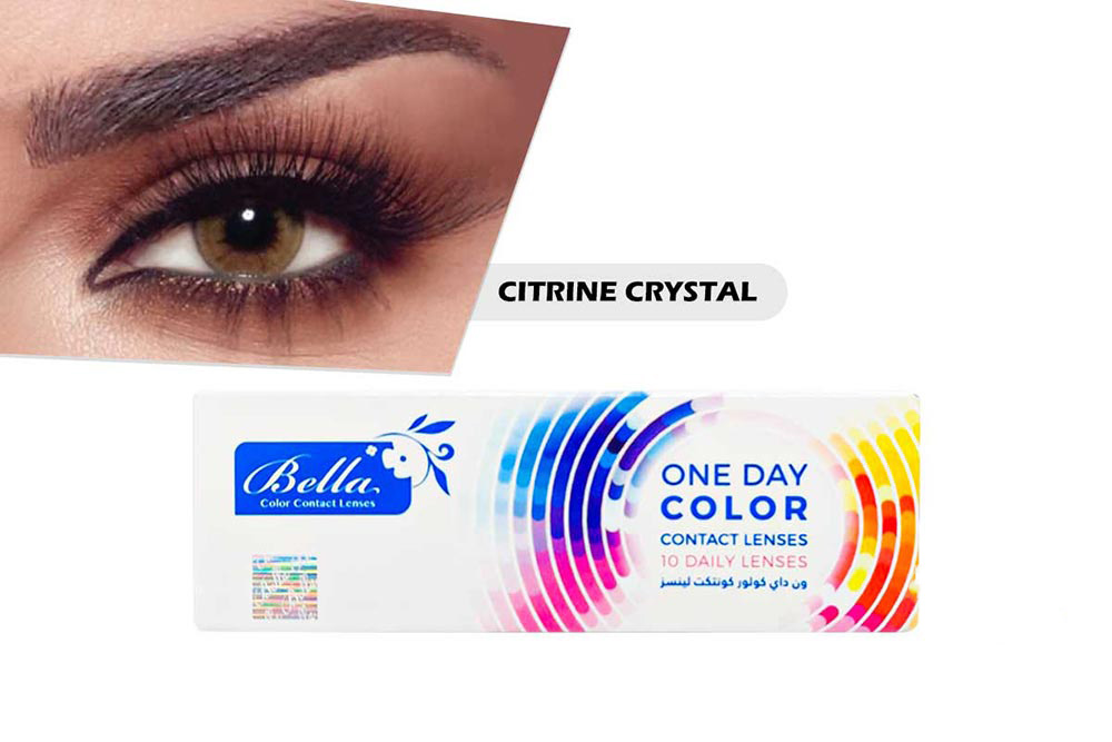 BELLA ONE DAY COLOR CONTACT LENSES CITRINE CRYSTAL 10 PCS - Milano Pharmacy