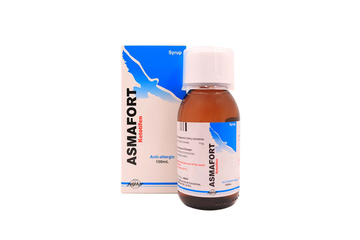 ASMAFORT 1MG 5ML SYRUP 100 ML - Milano Pharmacy